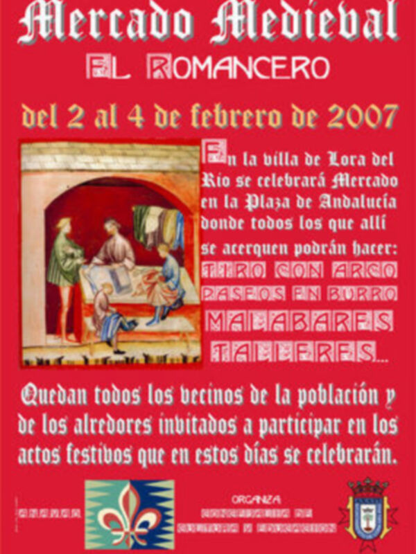 Lora del Río celebra a primeros de febrero un mercadillo medieval