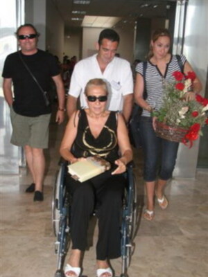 Rosa de Benito operada de apendicitis y dada de alta 