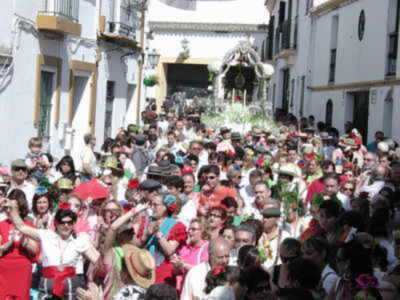 La salida de las carretas hacia El Rocío y el Corpus Christi, fiestas locales en Gines para el próximo año