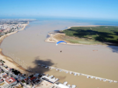 Travesía aérea Lebrija-Sanlúcar y curso de navegación de paramotores Bajo Guadalquivir