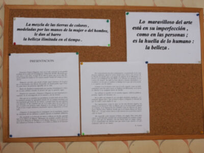 Inaugurada la exposición de barro de Francisco García Chaparro