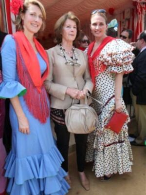 Muchas caras conocidas en la feria de Sevilla