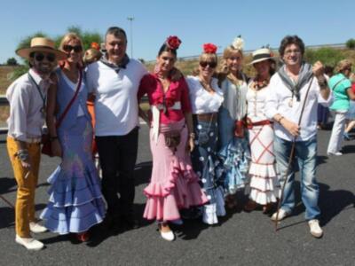Rocío 2011, Salida de la hermandad de Triana de Sevilla.