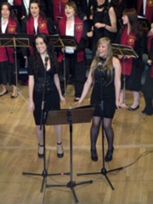 Musical góspel del coro de la Universidad de Sevilla, en Cajasol