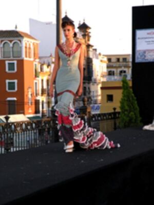 Moda sobre puente de Triana