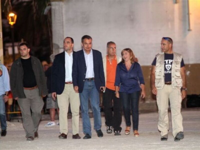 Zapatero comienza en Sanlúcar sus vacaciones