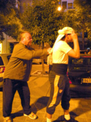 Pio XII y Begoña con la fe de la Milagrosa Sevillana.