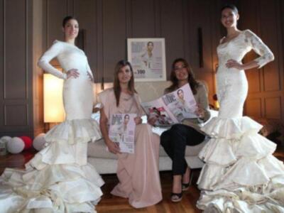 Jessica Bueno, madrina de una revista de bodas