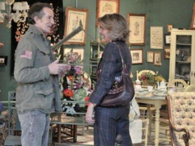 La duquesa de Alba en el rastrillo de Sevilla