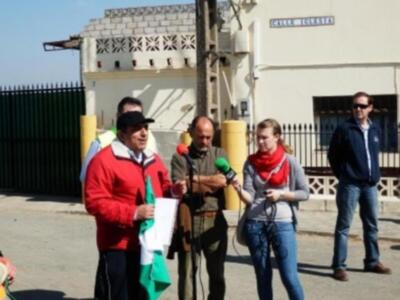 La Coalición partido Andalucista-Compromiso con Lora realizó la marcha reivindicativa por el arreglo de la carretera del veredón