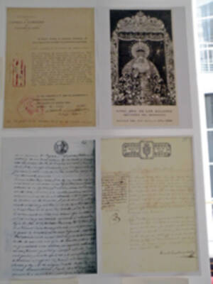 Galería de la Exposición grafica y fotográfica de la efeméride de los 200 años de cultos de Septenario de la Soledad de Alcalá del Río (Sevilla)