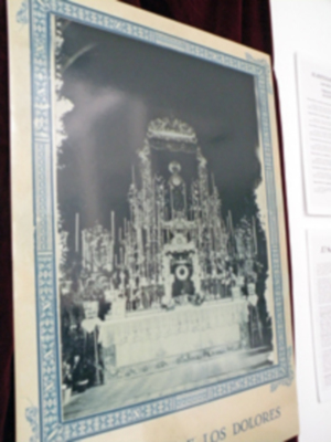 Galería de la Exposición grafica y fotográfica de la efeméride de los 200 años de cultos de Septenario de la Soledad de Alcalá del Río (Sevilla)