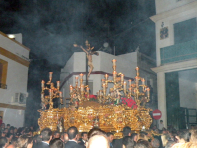 Bendición  del nuevo paso y Vía-crucis del Stmo. Cristo de la Vera-cruz de Alcalá del Rio (Sevilla)