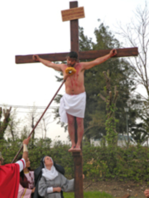 San Ignacio del Viar, celebro humanamente su Semana Santa  2012.