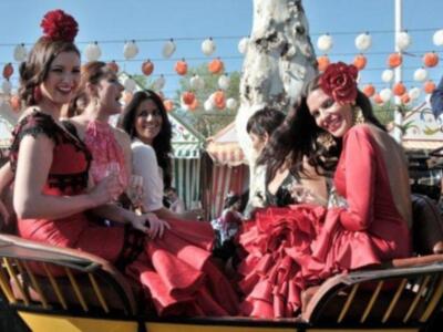 Numerosos personajes conocidos en Feria de Sevilla 2012