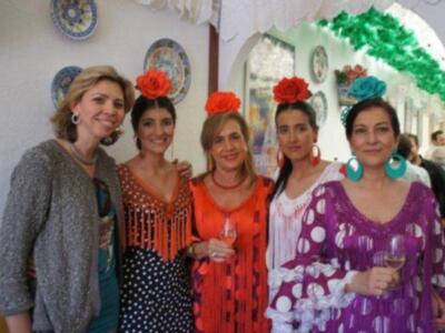 José Joaquín Gallardo disfrutan de la feria