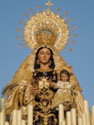 Medio siglo de devoción de todo un barrio, la huerta del Carmen.