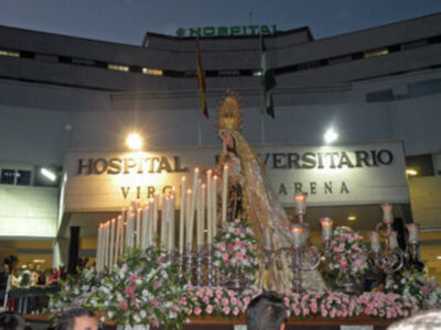 Medio siglo de devoción de todo un barrio, la huerta del Carmen.