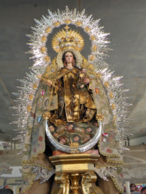 Procesión marinera de la virgen del Carmen de Calatrava.