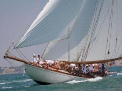 Piere Casiragui, tercer hijo de la Princesa Carolina de Mónaco y miembro de la Tripulación del Tuiga, en "la Semana Clásica de Puerto Sherry"