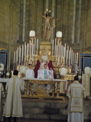Sevilla. Antonio Melado Prado Pregono el XXVII Canto Poético a la Stma. Virgen de la Aurora. 