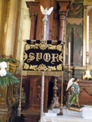 Provincia.Museo de los enseres de la Hermandad de Jesús Nazareno en la Iglesia Parroquial de Alcalá del Río.