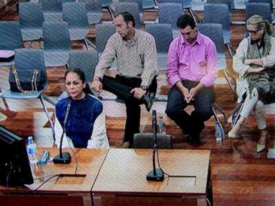 Isabel Pantoja se ha visto las caras con Julián Muñoz y Mayte Zaldívar en los Juzgados de Málaga como imputados en el 'caso Malaya'.