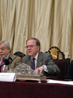 Sevilla.Presentado el cartel anunciador de la cabalgata de Reyes Magos del 2013, obra del pintor José Alberto Bedoya.