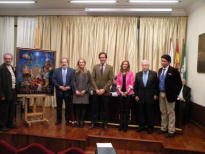 Sevilla.Presentado el cartel anunciador de la cabalgata de Reyes Magos del 2013, obra del pintor José Alberto Bedoya.