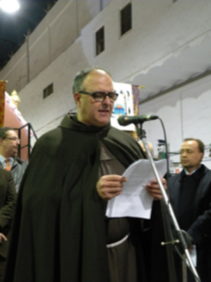 La entronización del Niño Jesús en la carroza del Nacimiento