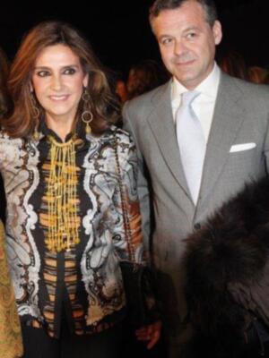 Marina Danko con su novio Manuel Blanco en SIMOF