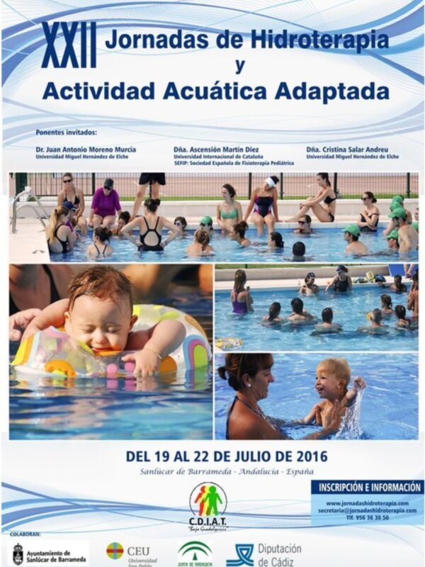 El Centro de desarrollo infantil y atención temprana lanza el programa de sus jornadas de hidroterapia(Chipiona)