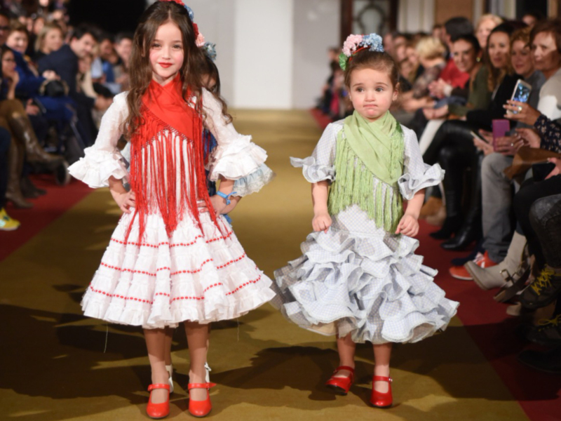 Desfiles de moda flamenca infantil en el Hotel Alfonso XIII a favor de UNICEF