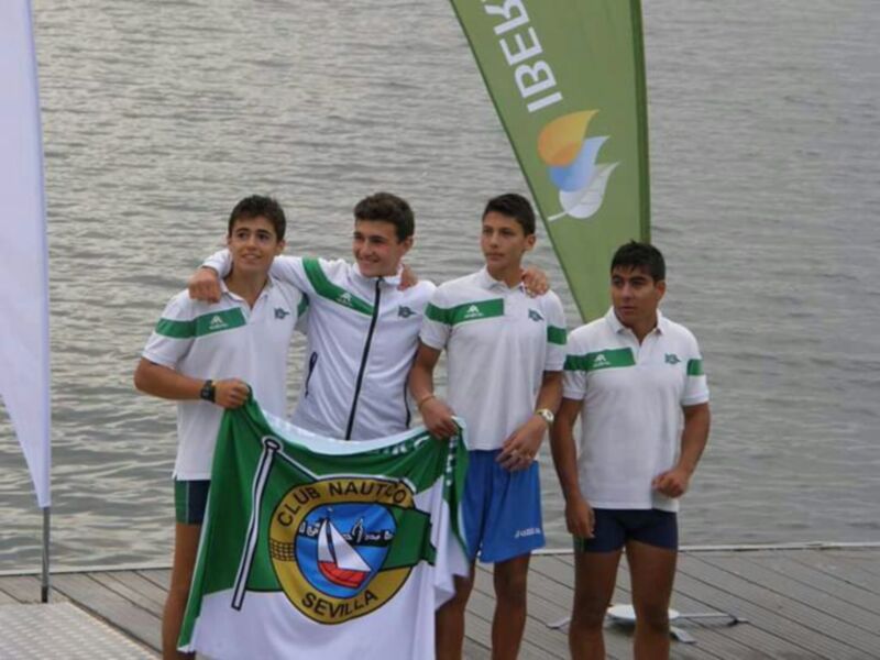 Subtítulo para el Club Náutico Sevilla en la Copa de España de Jóvenes Promesas cadetes de piragüismo