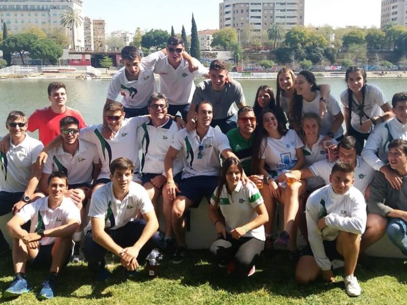 El Club Náutico, subcampeón de España de invierno de piragüismo