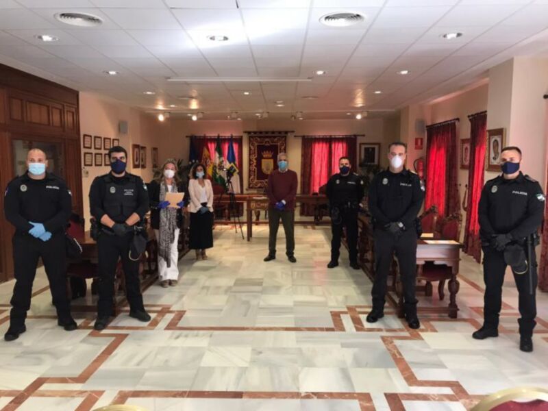 La plantilla de la Policía Local de Chipiona se refuerza con tres oficiales y un agente