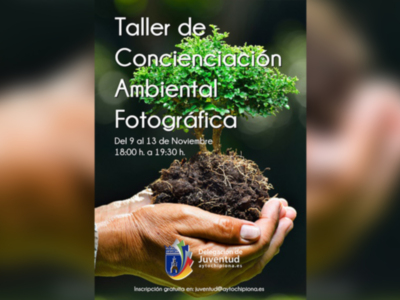 Séis jóvenes participan en un taller de concienciación ambiental fotográfica que comenzó ayer 