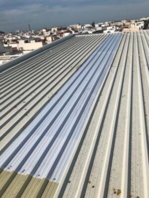 En marcha la reparación de la cubierta del Pabellón Municipal de Deportes Manuel Castaño Oli