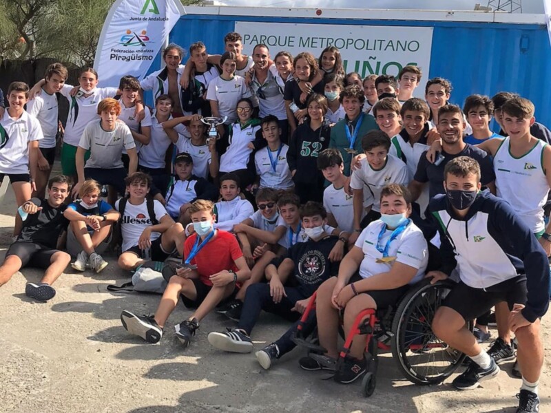 El Náutico Sevilla, vencedor del Campeonato de Andalucía de piragua cross