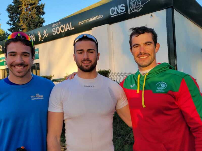 El bimedallista olímpico Fernando Pimenta, de pretemporada en el Náutico Sevilla