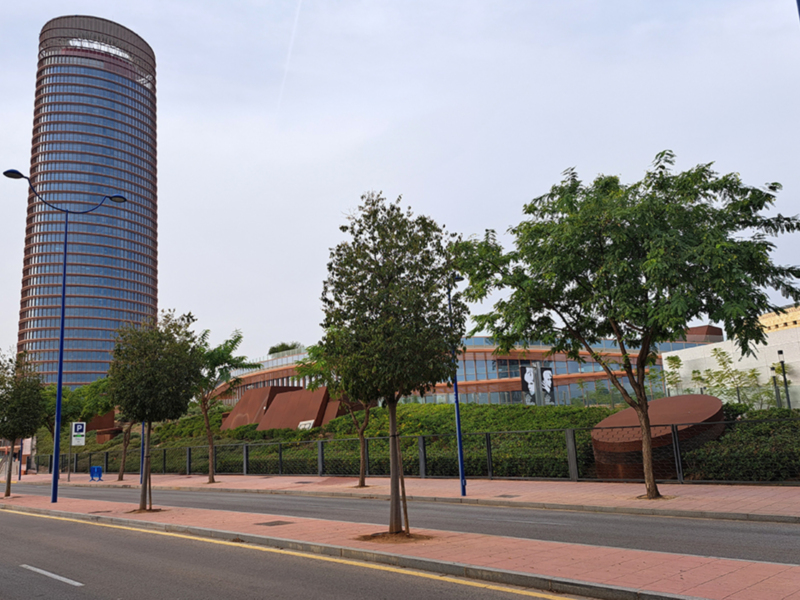 Sevilla tiene la cubierta vegetal sobre edificio más grande de Europa.