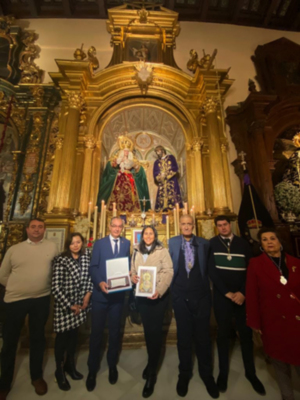 La Fundación “TAS”  homenajeada por la Hermandad del Nazareno de Alcalá del Río por sus obras con los discapacitados 