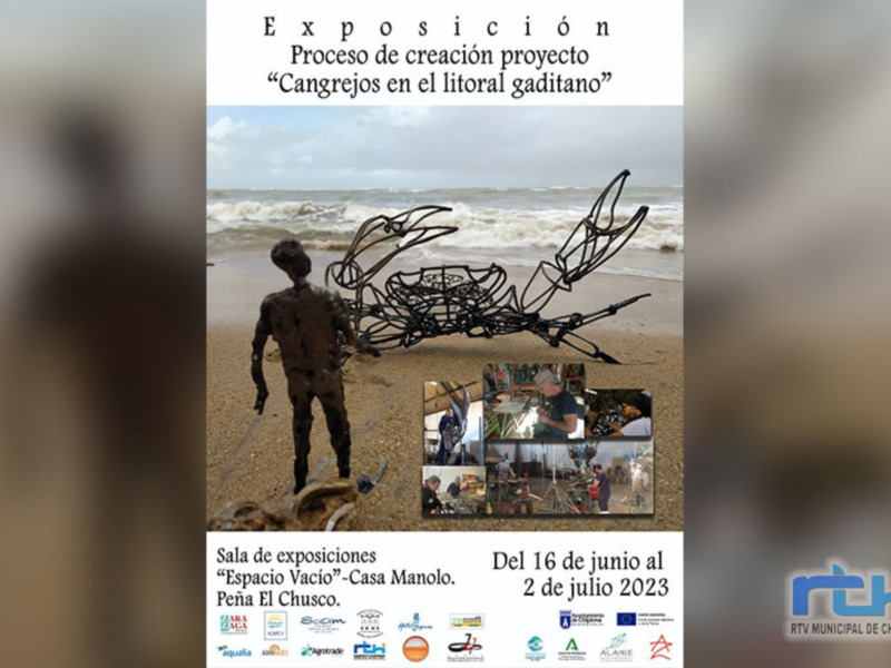 La sala Espacio Vacío acogerá desde el viernes una muestra sobre el proceso creativo de ‘Cangrejos en el litoral gaditano’ 