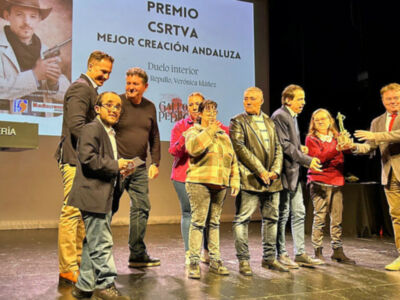 "Duelo interior", de los realizadores Verónica Idáñez y Andrés M. Repullo, Premio CSRTV a la Creación Audiovisual Andaluza en el XII Festival Inclusivo de Cortos "Gallo Pedro"