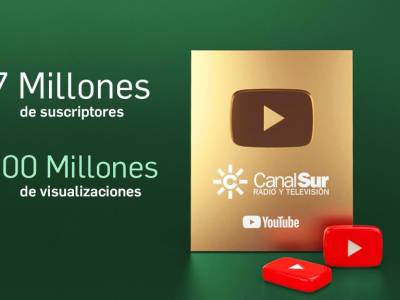 CanalSur consolida su liderazgo en Youtube entre las autonómicas superando los 6.000 millones de visualizaciones