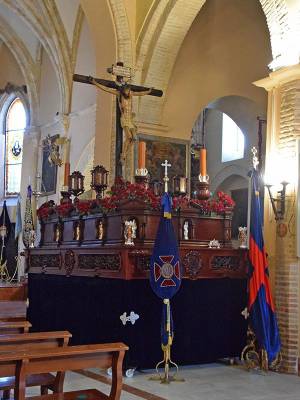 Alcalá del Río se prepara para una jornada de fe y recogimiento con el Cristo del Buen Fin 
