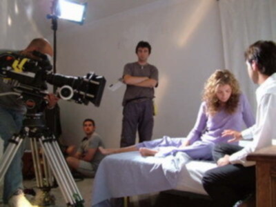 Paz de Alarcon, y Alvaro Prado, pareja en el cine