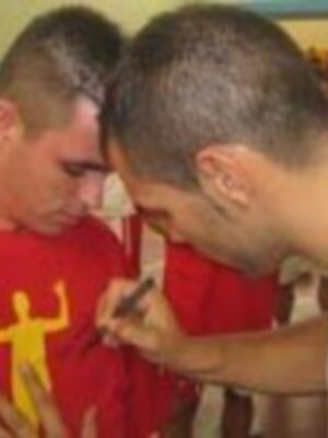 José Manuel Calderón visita a los reclusos de la cárcel Sevilla 2