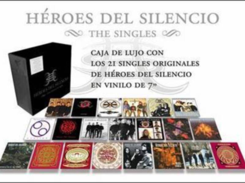 El 16 de octubre, Héroes del Silencio publica una caja con sus 21 singles originales en una edición en vinilo de 7 