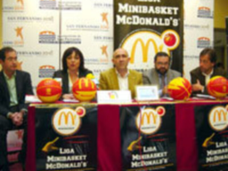 Se presentó en San Fernando la Final del Cto. De España Minibasket McDonalds